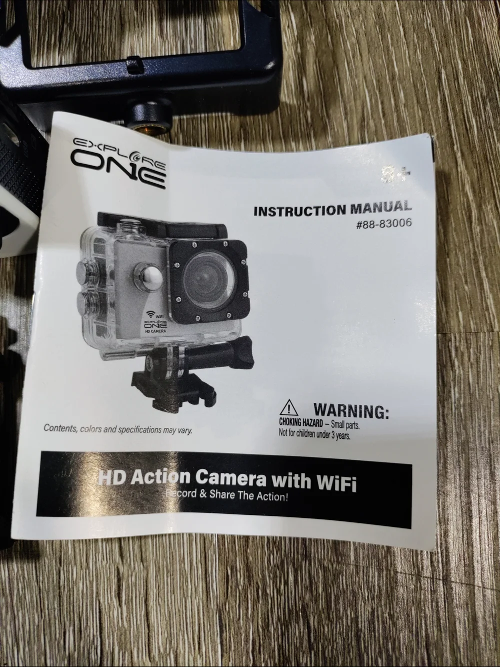 Explore One HD Action Camera Wi-Fi 2 in 1 Selfie Stick Tripod Waterproof